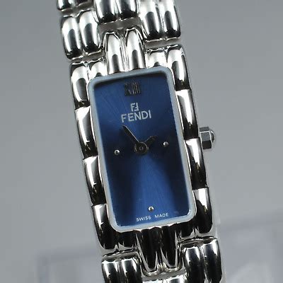 [Near MINT] FENDI Orologi 660L Navy Dial Ladies Quartz Watch 